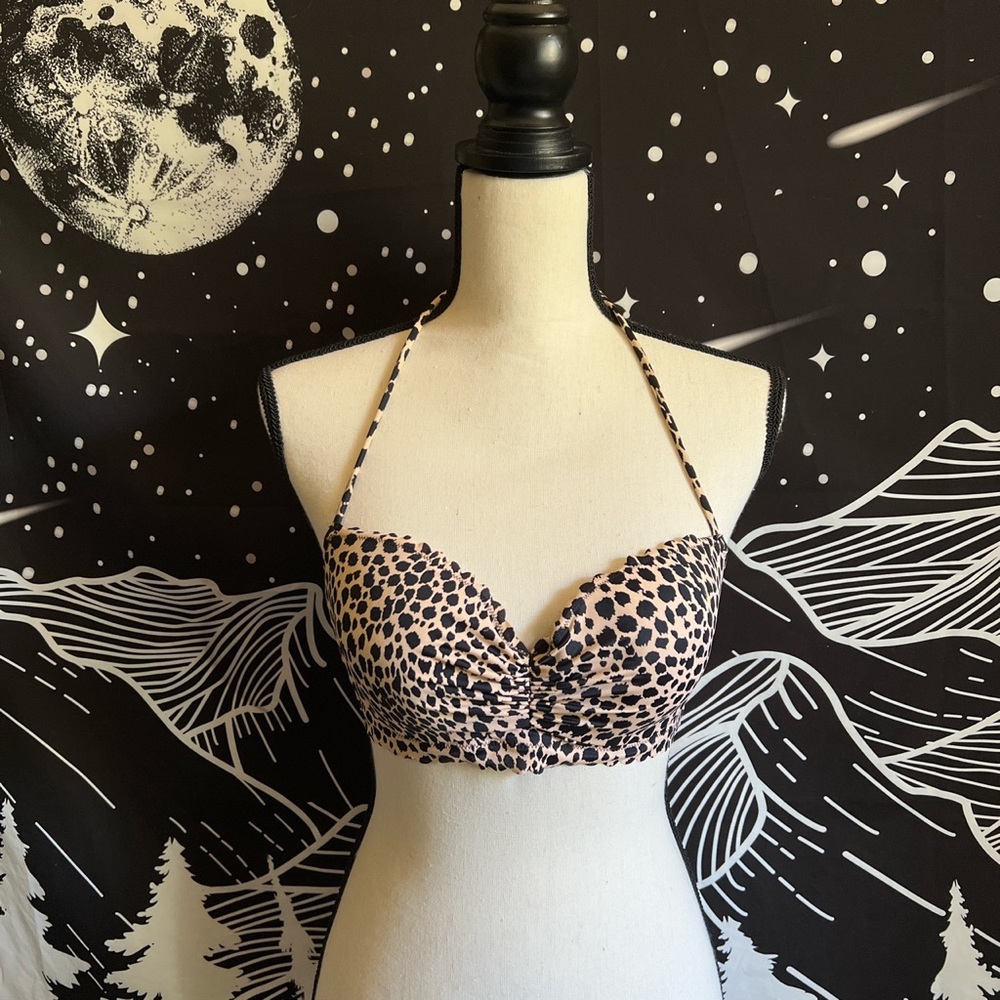 Victorias Secret Bikini Top Leopard Print